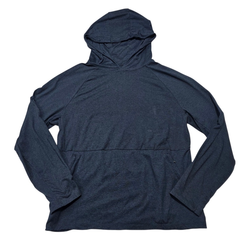 7 Diamonds Hoodie Men XL Navy Blue Core Activewear Pullover